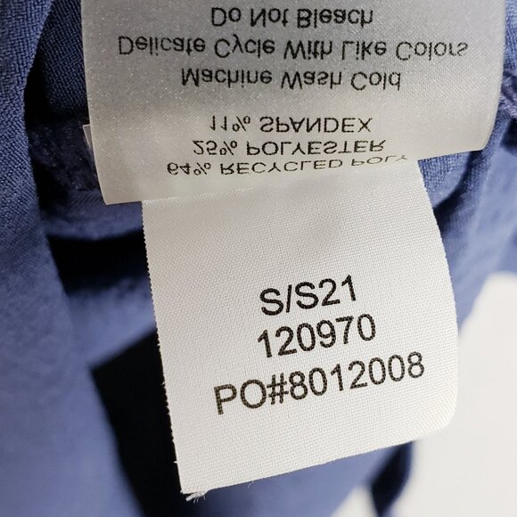 Title Nine Cirrus Lasercut Athletic Dress Blue Athleisure Stretch size M Sporty - Picture 11 of 13